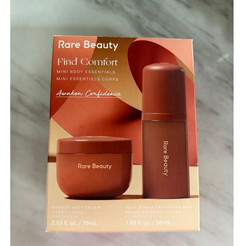 Rare Beauty Find Comfort Mini Essentials Body Cream & Hair Body Spray Set